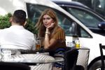 Amsterdam 15 juni 2017   
Estelle Cruijff op terras in amsterdam zuid