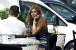 Amsterdam 15 juni 2017   
Estelle Cruijff op terras in amsterdam zuid
