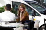 Amsterdam 15 juni 2017   
Estelle Cruijff op terras in amsterdam zuid