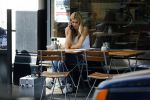 Amsterdam 23 mei 2017 
Estelle Cruijff op terras.