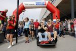 Amsterdam 17 mei 2017
Evelien de Bruijn en Bibian Mentel lopen mee in de marathon voor het Nederlands Kankerfonds (KWF). Vertrek wan bij het Antoni v Leeuwenhoek