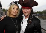 Amsterdam 22 mei 2017 
Premiere pirates off the carabien in het scheepvaartmuseum. Gallyon v Vessem met man en Selma v Dijk met man