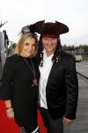 Amsterdam 22 mei 2017 
Premiere pirates off the carabien in het scheepvaartmuseum. Gallyon v Vessem met man en Selma v Dijk met man