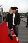 Amsterdam 22 mei 2017 
Premiere pirates off the carabien in het scheepvaartmuseum. Gallyon v Vessem met man en Selma v Dijk met man