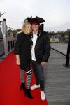Amsterdam 22 mei 2017 
Premiere pirates off the carabien in het scheepvaartmuseum. Gallyon v Vessem met man en Selma v Dijk met man