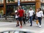 Amsterdam 29 mei 2017 
Georgino Wijnaldum met vrienden/ familie op de pc hooftstraat
