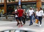 Amsterdam 29 mei 2017 
Georgino Wijnaldum met vrienden/ familie op de pc hooftstraat