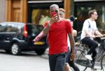 Amsterdam 29 mei 2017 
Georgino Wijnaldum met vrienden/ familie op de pc hooftstraat