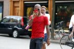 Amsterdam 29 mei 2017 
Georgino Wijnaldum met vrienden/ familie op de pc hooftstraat