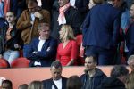 Rotterdam 9 juni 2017Hans v Breukelen met zijn vriendin Carolein op de trivbune bij Nederland - Luxemburg in de kuip