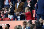 Rotterdam 9 juni 2017Hans v Breukelen met zijn vriendin Carolein op de trivbune bij Nederland - Luxemburg in de kuip