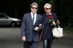 Vught 13 juni 2017
Herdenkingsdienst/ begrafenis van Sandra Reemer in kasteel Maurick. Hans v Hemert met partner