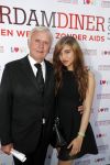 Amsterdam 17 juni 2017  
Amsterdam diner in het AFAS music hall in Amsterdam. Harry Mens met dochter Nour Mens