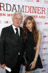 Amsterdam 17 juni 2017  
Amsterdam diner in het AFAS music hall in Amsterdam. Harry Mens met dochter Nour Mens