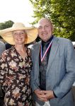 Haarzuilens 21 juni 2017
Haringparty bij kasteel de Haar. Andre Kuipers met zijn vrouw