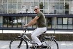 Amsterdam 21 juni 2017 
Henk Poort op de fiets