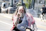 Amsterdam 26 mei 2017
Henk Schiffmacher op zijn scooter