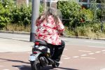 Amsterdam 26 mei 2017
Henk Schiffmacher op zijn scooter