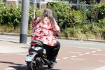 Amsterdam 26 mei 2017
Henk Schiffmacher op zijn scooter