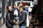 Amsterdam 8 juni 2017
Holly Brood met haar vriend Soy Kroon in het centrum van Amsterdam