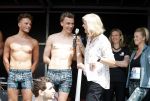 Hilversum 21 mei 2017
Bart 's mediarun op het mediapark tbd de Bart de Graaff foundation. Aanwezig zus Miriam en moeder Marianne  van Bart de Graaff. Bridget Maasland zoon Mees , Kees Tol Howard Komproe en Jan Heemskerk lopen mee. Irene Moors presenteert het geheel.