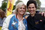 Hilversum 21 mei 2017
Bart 's mediarun op het mediapark tbd de Bart de Graaff foundation. Aanwezig zus Miriam en moeder Marianne  van Bart de Graaff. Bridget Maasland zoon Mees , Kees Tol Howard Komproe en Jan Heemskerk lopen mee. Irene Moors presenteert het geheel.