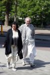 Amsterdam 3 juni 2017 
Opening expositie Fong Leng bij galerie Eric Morren in Amsterdam. Jan jansen met zijn vrouw