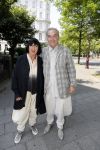 Amsterdam 3 juni 2017 
Opening expositie Fong Leng bij galerie Eric Morren in Amsterdam. Jan jansen met zijn vrouw