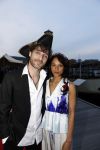 Amsterdam 22 mei 2017 
Premiere pirates off the carabien in het scheepvaartmuseum. Javier Guzman met vriendin Cloe Leenheer