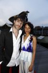 Amsterdam 22 mei 2017 
Premiere pirates off the carabien in het scheepvaartmuseum. Javier Guzman met vriendin Cloe Leenheer