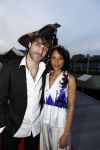 Amsterdam 22 mei 2017 
Premiere pirates off the carabien in het scheepvaartmuseum. Javier Guzman met vriendin Cloe Leenheer