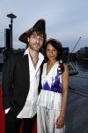Amsterdam 22 mei 2017 
Premiere pirates off the carabien in het scheepvaartmuseum. Javier Guzman met vriendin Cloe Leenheer