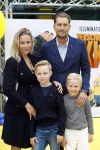 Amsterdam 17 juni 2017  
Premiere verschrikkelijke ikke in pathe arena. Jetteke van Lexmond, partner Alex Jaspers en kinderen