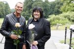 Vught 13 juni 2017
Herdenkingsdienst/ begrafenis van Sandra Reemer in kasteel Maurick. Joop Oonk en Claude Vanheye