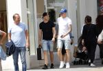 Amsterdam 31 mei 2017 
PSV spelers Jordy de Wijs en Jorrit Hendrix op de pc hooftstraat