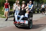Amsterdam 17 mei 2017
Evelien de Bruijn en Bibian Mentel lopen mee in de marathon voor het Nederlands Kankerfonds (KWF). Vertrek wan bij het Antoni v Leeuwenhoek
