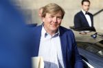 Amsterdam 23 mei 2017 
Koningin Maxima en Koning Willem Alexander komen aan bij het paleis op de dam voor diner met ambassadeurs.