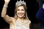 Amsterdam 23 mei 2017 
Koningin Maxima en Koning Willem Alexander komen aan bij het paleis op de dam voor diner met ambassadeurs.
