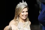 Amsterdam 23 mei 2017 
Koningin Maxima en Koning Willem Alexander komen aan bij het paleis op de dam voor diner met ambassadeurs.