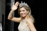 Amsterdam 23 mei 2017 
Koningin Maxima en Koning Willem Alexander komen aan bij het paleis op de dam voor diner met ambassadeurs.