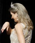 Amsterdam 23 mei 2017 
Koningin Maxima en Koning Willem Alexander komen aan bij het paleis op de dam voor diner met ambassadeurs.