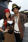 Amsterdam 22 mei 2017 
Premiere pirates off the carabien in het scheepvaartmuseum. Laura Ponticorvo met vriend