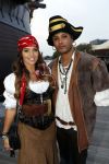 Amsterdam 22 mei 2017 
Premiere pirates off the carabien in het scheepvaartmuseum. Laura Ponticorvo met vriend