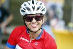 Alkmaar 17 mei 2017
Olcay Gulsen Leontie v Moorsel en Simon Keizer fiets voor de kankerbestrijding