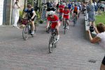 Alkmaar 17 mei 2017
Olcay Gulsen Leontie v Moorsel en Simon Keizer fiets voor de kankerbestrijding
