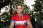 Alkmaar 17 mei 2017
Olcay Gulsen Leontie v Moorsel en Simon Keizer fiets voor de kankerbestrijding