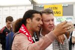 Schiphol Stockholm 24 mei 2017
Vertrek supporters Ajax naar Stockholm. Ali B en Louis v Gaal