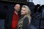Amsterdam 22 mei 2017 
Premiere pirates off the carabien in het scheepvaartmuseum. Maria Kooistra met vriend Edwin Backes