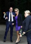 Vught 13 juni 2017
Herdenkingsdienst/ begrafenis van Sandra Reemer in kasteel Maurick. Mariska v Kolck met .....
