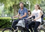 Amsterdam 29 mei 2017 
Mark v d Loo met zijn zoon op de fiets